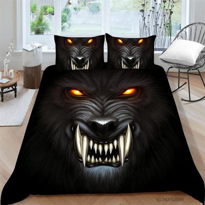 Hause Schlafzimmer Kinder Bettwäsche Set 3D Tier Druck Bettdecke Bettwäsche Tröster Bettbezüge Kissenbezüge Atmungsaktiv Warm