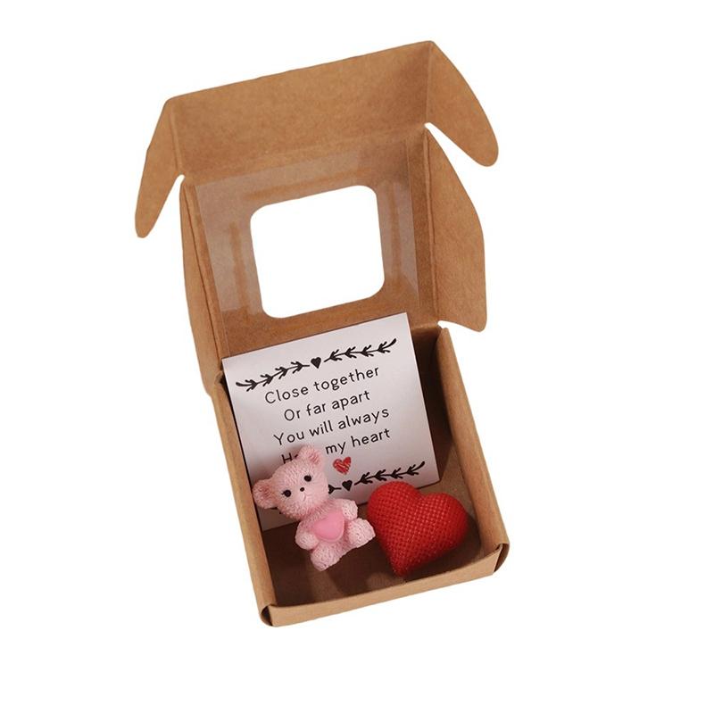 Handmade Mini Bear Little Bear In A Box My Little Worry Bears Mini Pocket Bears Hug With Emotional Uplifting Keepsake For Lovers