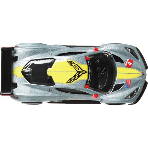 Hot Wheels Car Culture Race Day Corvette C8.R Vehicle Toy Diecast Model Car, Gray, HRV95, Ages 3 and Up