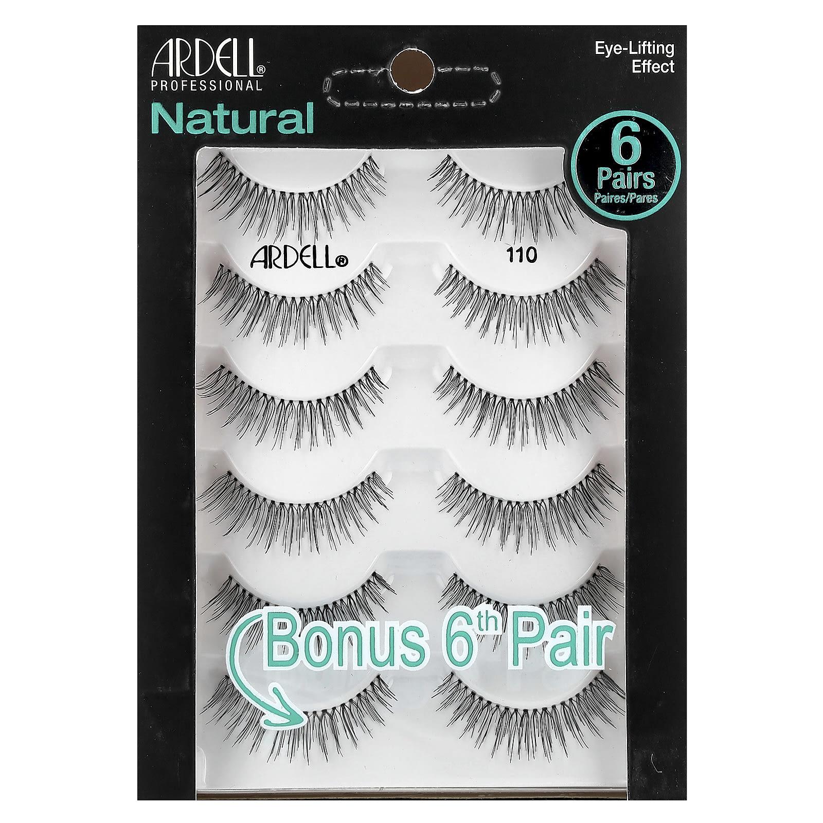 

Natural eyelashes, 110, 6 pairs