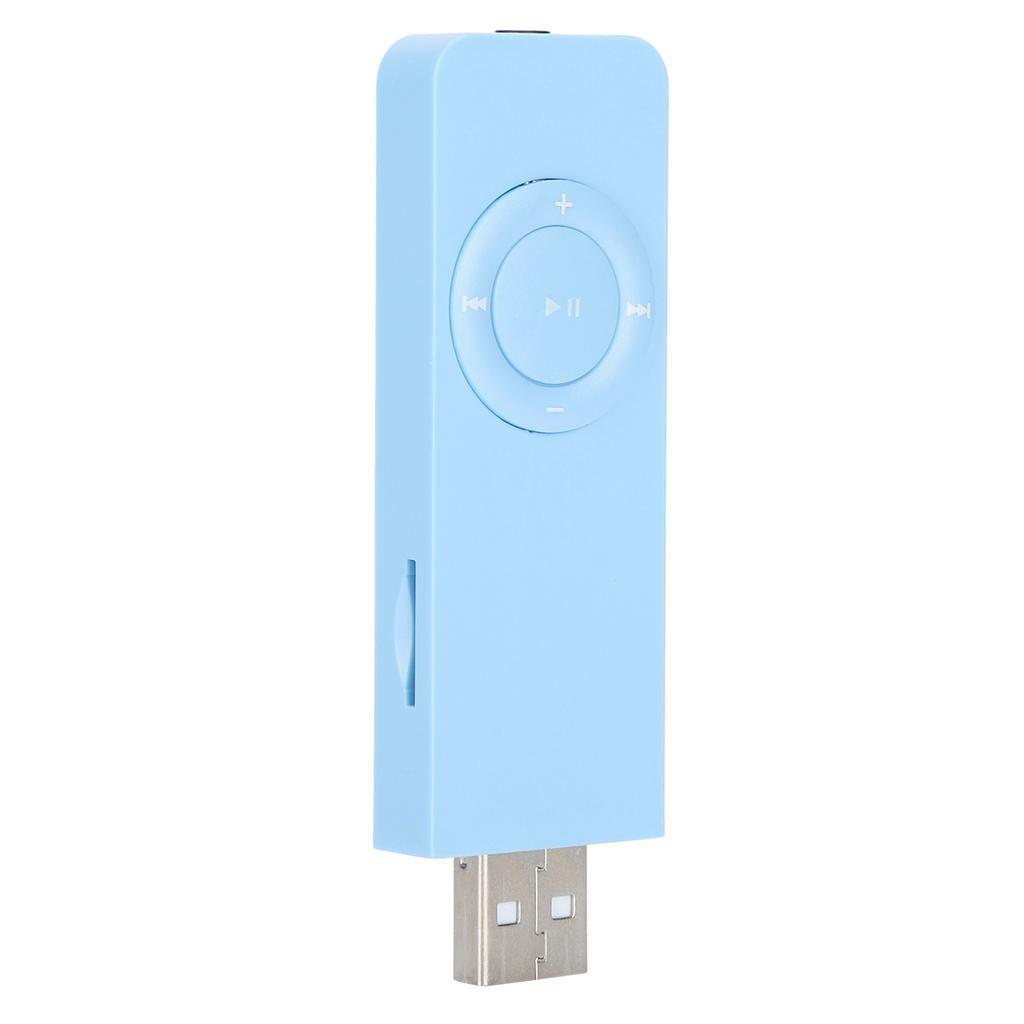 MP3 Music Player Portable Music Media MP3 Player with Lanyard for Listening to MusicBlue