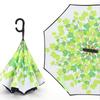 Automatic reverse umbrella straight rod long handle double-layer umbrella car umbrella large double reflective umbrella wind-resistant reinforcement