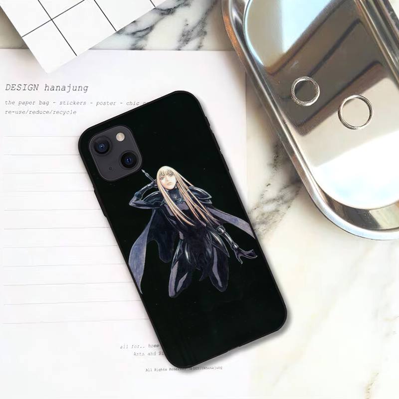 Claymore Anime Phone Case For iPhone 11 12 Mini 13 14 Pro XS Max X 8 7 6s Plus 5 SE XR Shell