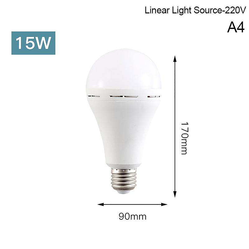 

7 Вт/9 Вт/12 Вт/15 Вт перезаряжаемая светодиодная лампочка портативная энергосберегающая лампочка бытовая аварийная лампочка при отключении электроэнергии line-light-15W