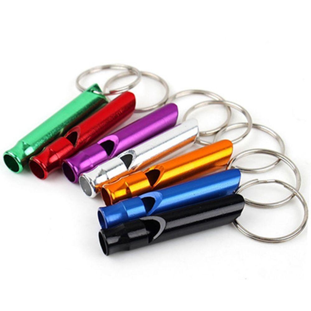 Aluminum Outdoor with Keyring Emergency Whistles Training Accessories EDC Tools Survival Whistle
