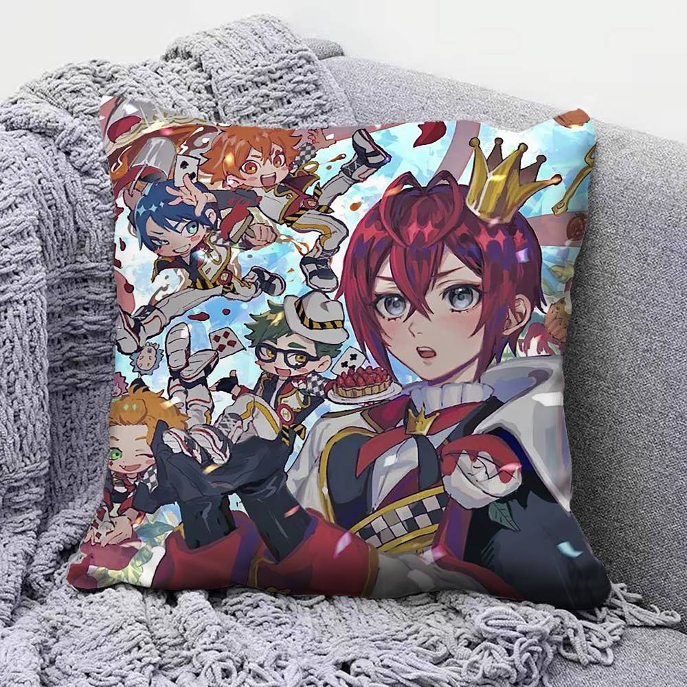 Twisted Wonderland Game Home Sofa Cushion Covers and Aecorative Custom Pillow Covers