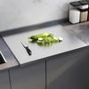 Stainless Steel Cutting Board Cutting Boards for Kitchen Large Cutting Board Steel Cutting Board Bread Boards Chopping Board for Restaurant Kitchen