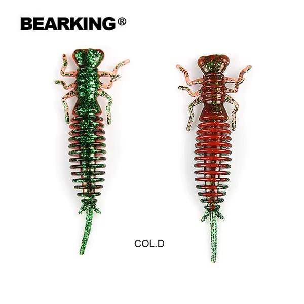 Bear King L16 Floating Soft Worm Lure: Attracts Big Bass, Perch, Asp, and More. Perfect for All-purpose Fishing.