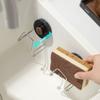 Stainless Steel Suction Cup Sponge Holder Quick Drying Cutting Board Storage Rack  Sink Area