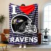 Baltimore Ravens Soft and comfortable flannel Suitable for sofas living rooms outdoor camping travel and also makes a great anniversary gif