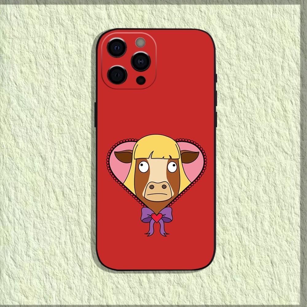 

Anime B-Bobs B-Burgers Phone Case For iPhone 16,15,14,13,12,11,Pro,X,XS,Max,XR,Plus,Mini Soft Black Cover iPhone16plus