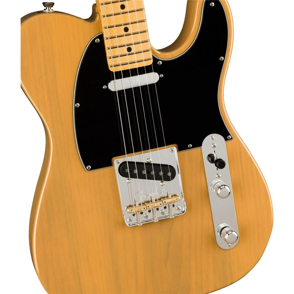 Fender Electric Guitar American Professional II Maple Butterscotch Blonde Telecaster®, Fingerboard,