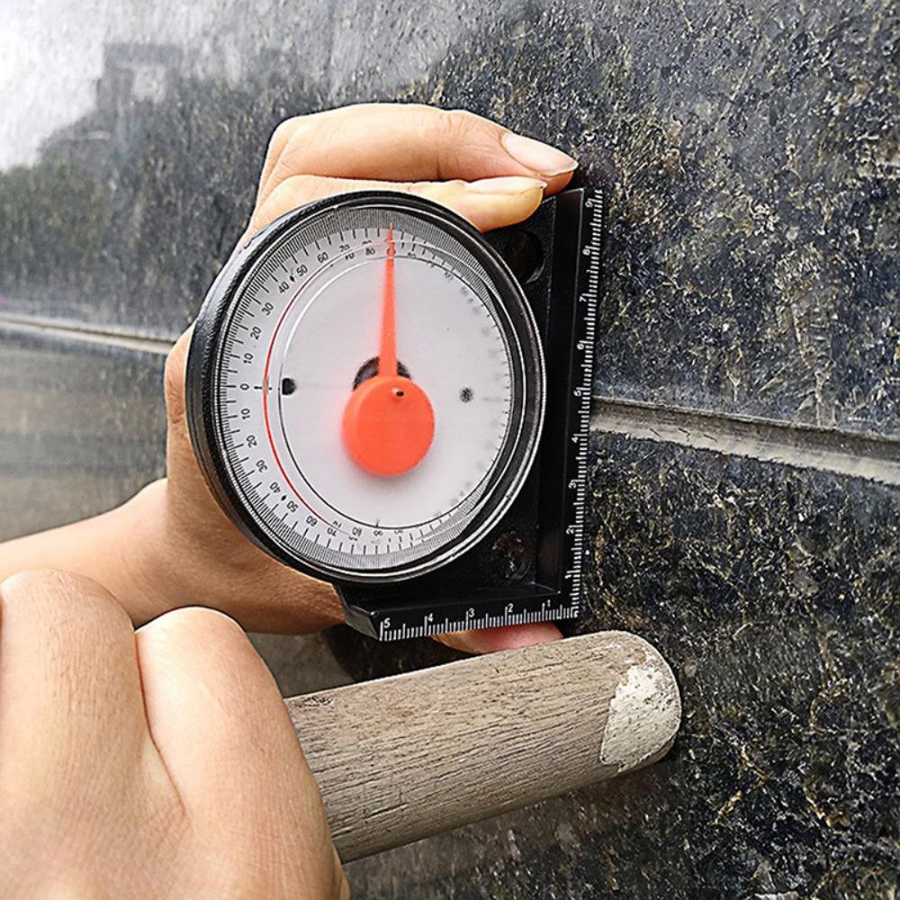 Clinometer Gauge Protractor Level Tile Ruler Inclinometer Tilt Level Meter Slope Angle Finder