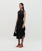 Kimjisu Dozi - Sleeveless Pinched Long Dress _ Black