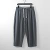Men's Spring and Summer Breathable Cotton Nine-quarter Pants Loose Large Size Leisure Nine-quarter Pants