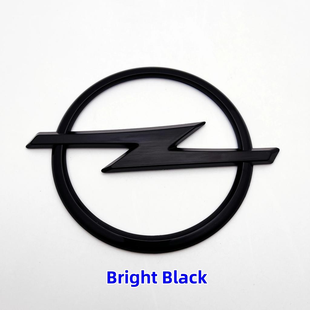 145mm 3D ABS Black/Silver Car Front Grille Hood Bonnet Emblem Rear Trunk Badge Logo Sticker For Opel Astra Insignia Corsa Zafira