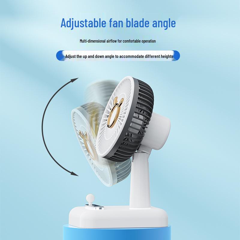 USB Rechargeable Mini Desk Fan - Portable for Dorms and Offices