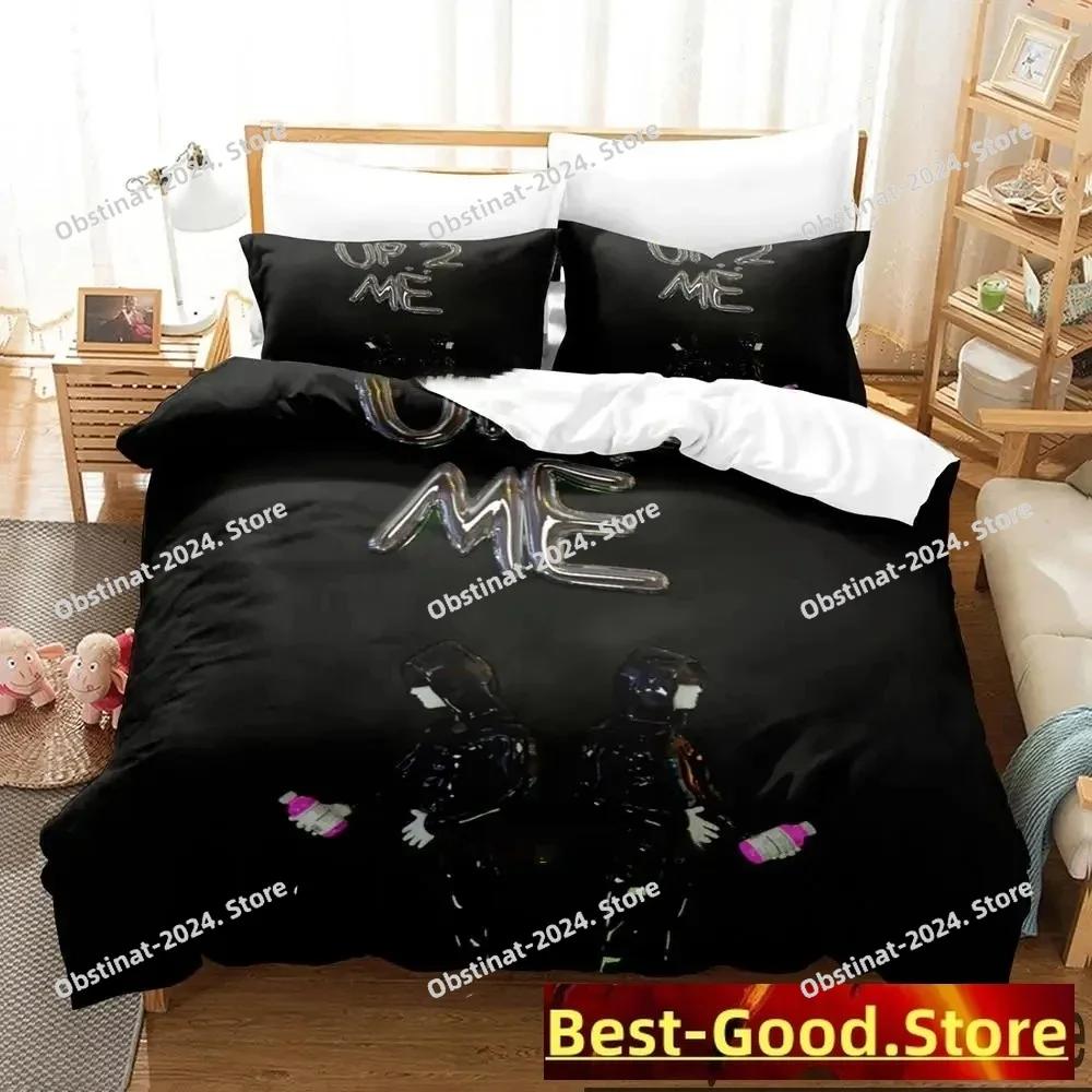 3D Yeat Rapper Bedding Set Duvet Cover Full Queen King Size Pillowcase Bed Printed Bed Set Aldult Kid Bedroom Single Twin
