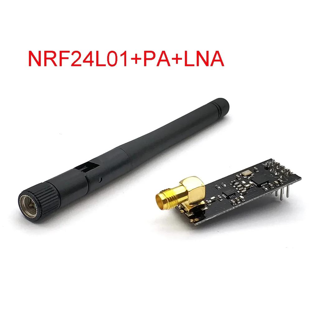 NRF24L01+ 2.4G Wireless Data Transmission Module 2.4GHz NRF24L01 Upgrade Version NRF24L01+PA+LNA 1000 Meters for Arduino