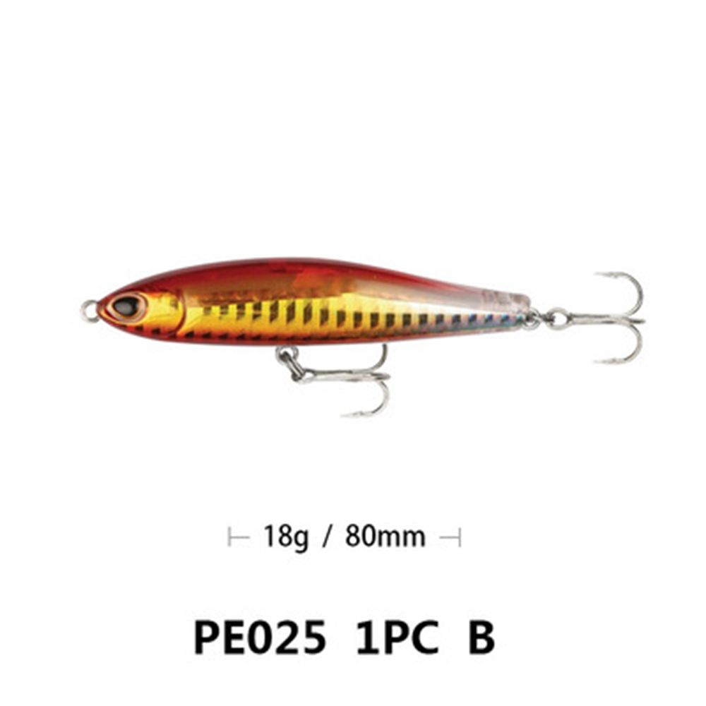 Outdoor Useful Tackle Fish Hooks Winter Fishing Minnow Lures Pencil Sinking Minnow Baits