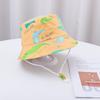Summer Baby Hat Boy Girl Cotton Uv Protection Sun Cap Children Panama Beach Kids Bucket Hat Cute Cartoon Infant Caps