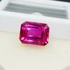 Brilliant Emerald Cut Natural Pink Sapphire 13.15 Ct CERTIFIED Loose Gemstone