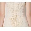 Elegant Sommer Heklet Broderi Blonder Lange Kjoler Dame   Sexy Tynn Stropp Kveldsfestkjole Vestidos De Fiesta