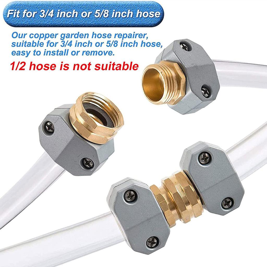 Záhradná spojka na vodnú hadicu, Spojka na vodnú hadicu, Záhradná ťažká spojka súprava samec a samica