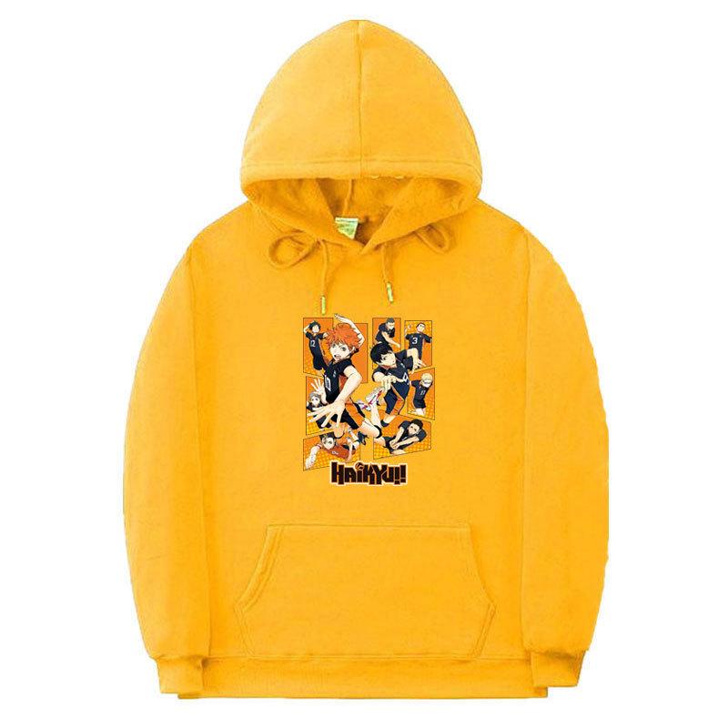 Haikyuu Haikyuu Haikyuu Cartoon Day Anime Loose Hooded Sweatshirt Sweatshirt