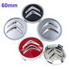 60mm Car Wheel Center Hub Caps Cover for Citroen C1 C2 C3 C4 C4L C5 VTS Cactus C-Elysee DS3 DS4 DS6 Picasso Berlingo Xsara Saxo