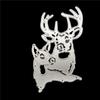 Weihnachten 2 Rentier Geweih Design Stil Metall Stanzformen DIY Scrapbooking Präge Schablone Papier Handwerk Album Vorlage