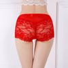 Sexy Lace Women's Panties Middle Waist Hollow Briefs Underwear Female Breathable Underpants Plus Size Comfort Intimates Lingerie