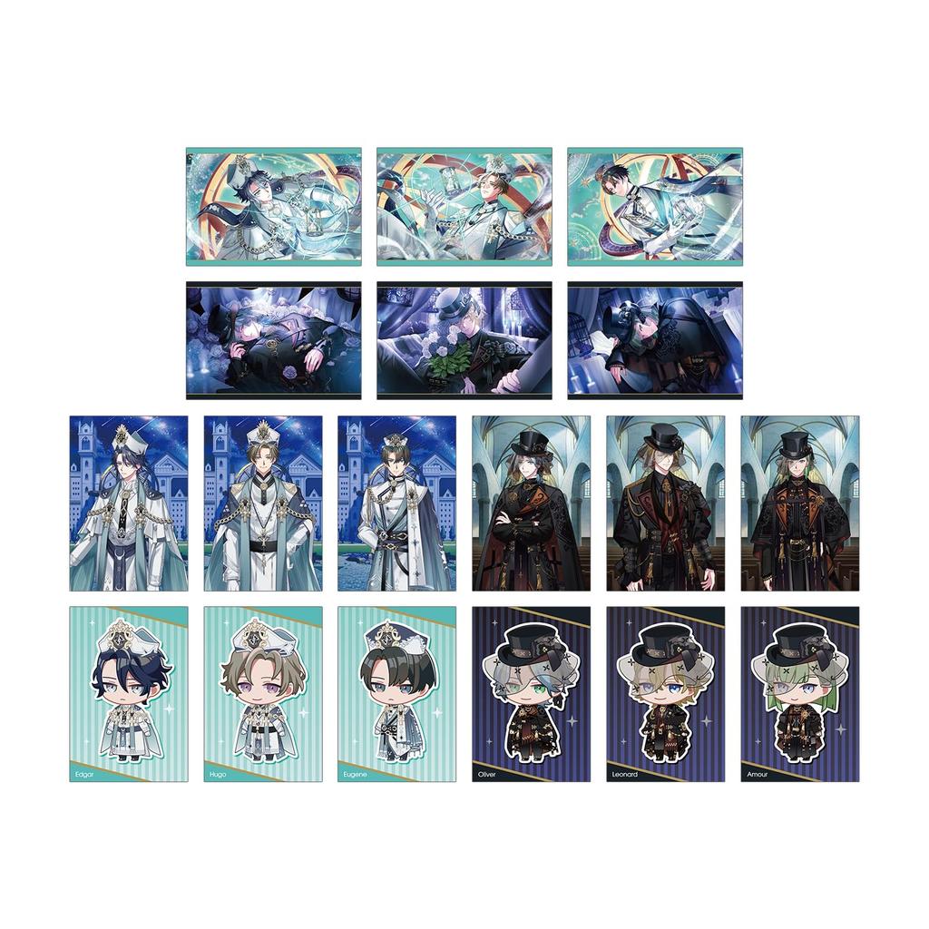 Stellarium of the Rotating Stars Trading Postcards BOX ver.A 18-piece