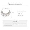 Elegant Rhinestone Lace Tassel Necklace - Multi-Layer Clavicle Accessory for Women