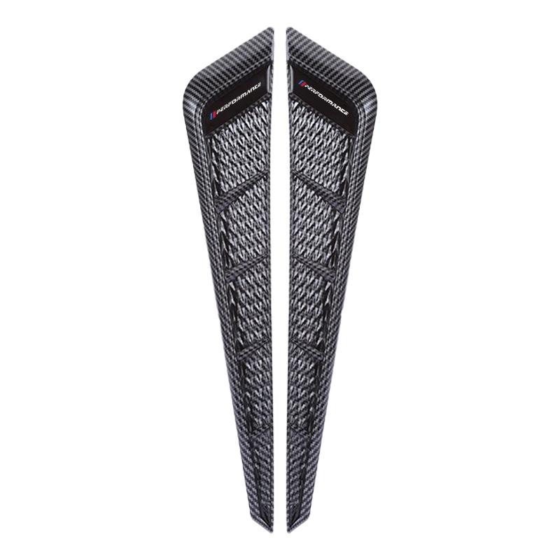 Auto Seitenkotflügel Lüftungsschlitze Abdeckung Kotflügel Seitenflügel Aufkleber Zubehör für BMW Performance E46 E90 E60 F10 F30 E39 E36 F20 E87 G30 E92