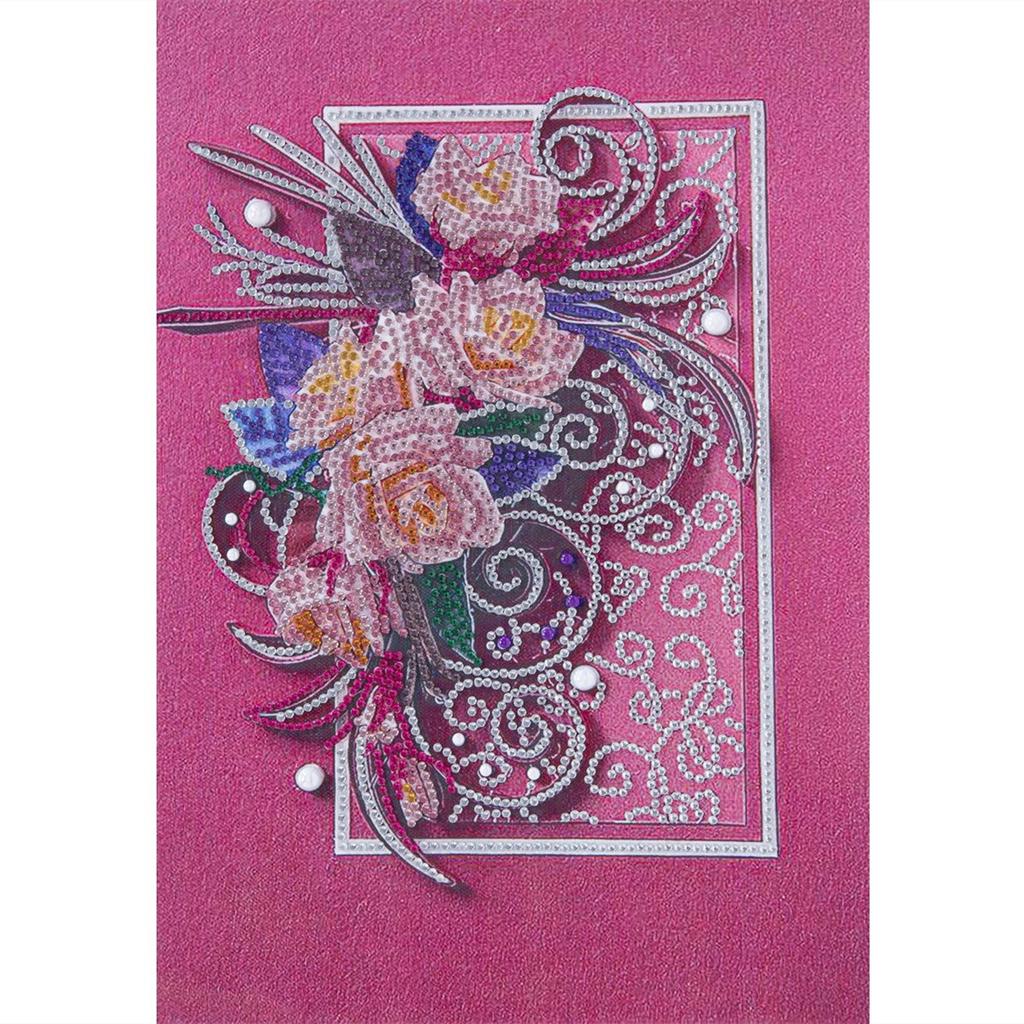 Ny spesiell form diamantmaleri Blomst Scenisk mønster DIY 5D Del Drill Kryssstingsett Krystallkunst Rhinestone Broderi