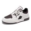 Men's Trendy Autumn White Sneakers - Breathable, Versatile Thick Sole Low Top Casual Skate Shoes