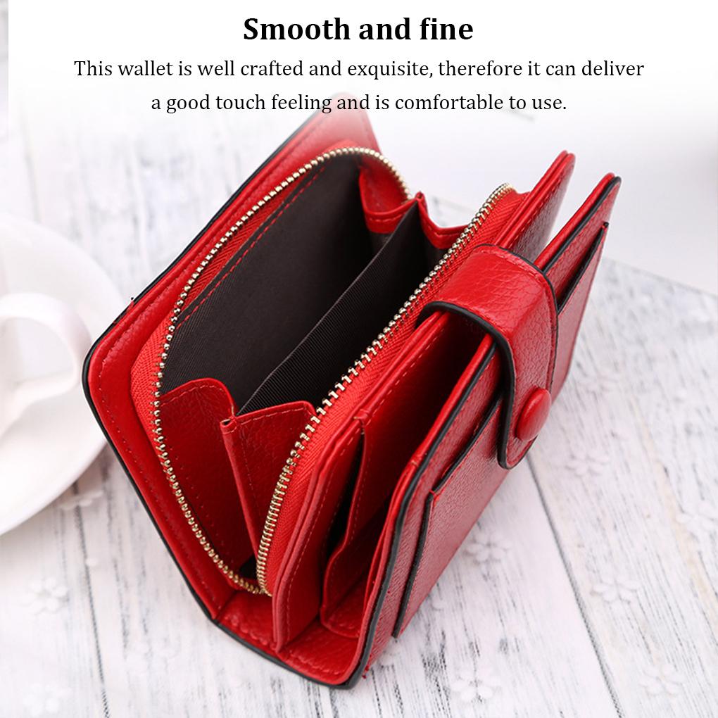 Foldable Leather Wallet Party Banquet Dating Portable Change Storage Purse Traveling Shopping Credit Card Holder Bag
