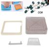 100 Holes Acrylic Capsule Filler Manual Capsule Powder Filling Machine Board  Tool for Size 00#