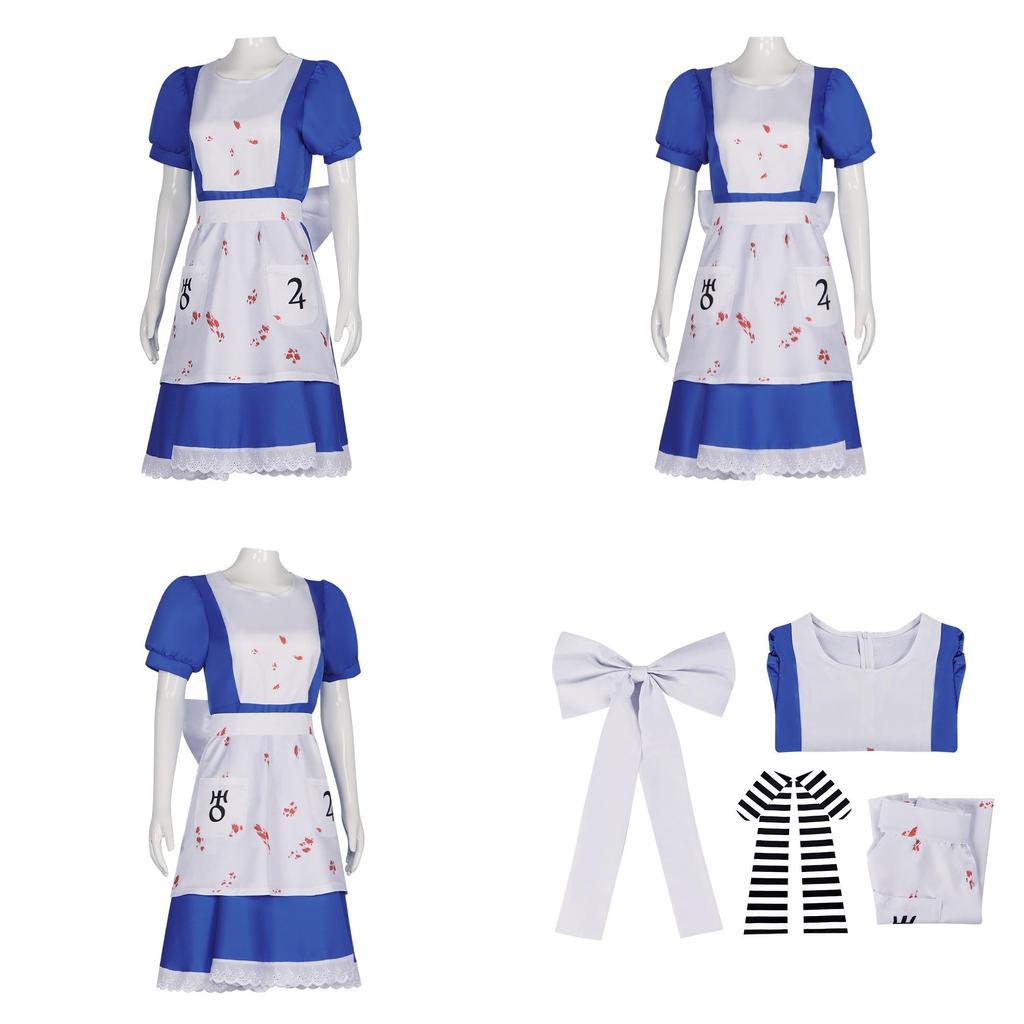 Sweet Dada Alice's Crazy Return Cosplay Costume Maid Outfit For Women's Role Play Halloween