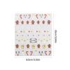 6 Sheets Christmas Nail Stickers Manicures Stickers Snowflake Nail Art Stickers Nails Art Decoration