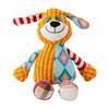 Dog Cat Squeaky Toy Animals Shape Pet Plush Toys Interactive Puzzle Dogs Teeth Cleaning Chew Toy Bite-Resistant Dog Accessories