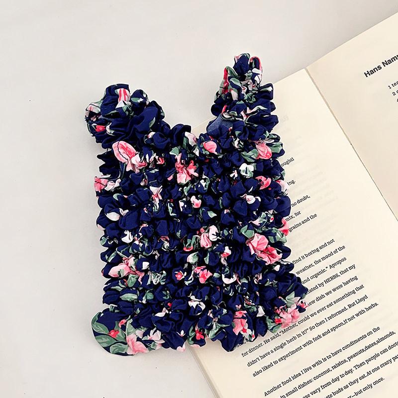 Flower Expansion Fold Pleated Flexible Stretch Mini Shopping Bag Large Capacity Bubble Elastic Portable Handbag Storage Bag