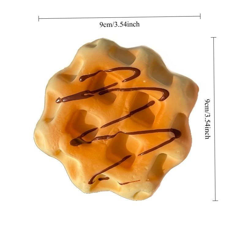 

Milk Aroma Waffle Cookies Press Plaything Super Plush Bread Fidgets Toys Artificial Food Venting Anti Stress Toy For Adults Gifts