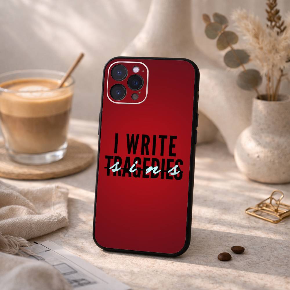 P-Panic At T-The D-Disco Phone Case For iPhone17 16 15 14 13 12 11 Pro Max Plus,5G Soft Black Case