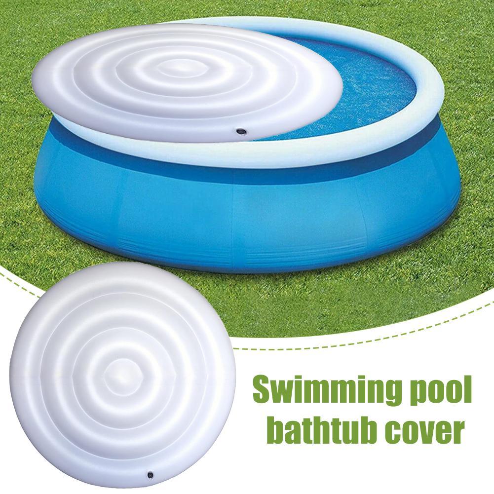 Venkovní kryt na vířivku Nafukovací kulatý Skládací bazénový plnič Prachový kryt Izolační kryt Energeticky úsporný Kryt proti úniku