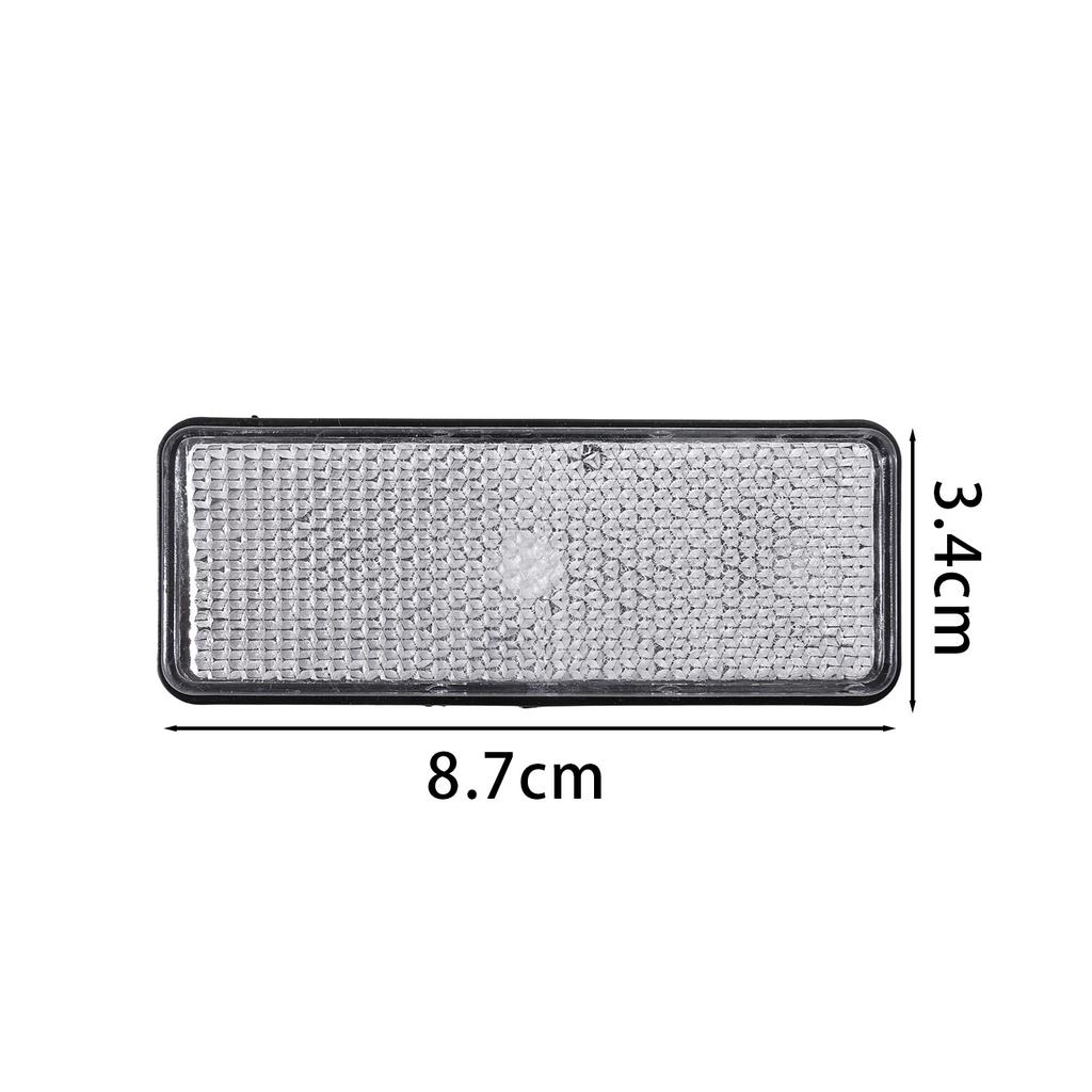 Auto Nacht Reflektierende Sicherheitswarnplatte Reflektor Schild Aufkleber Zubehör Auto Universal LKW Motorrad Warnplakette Aufkleber
