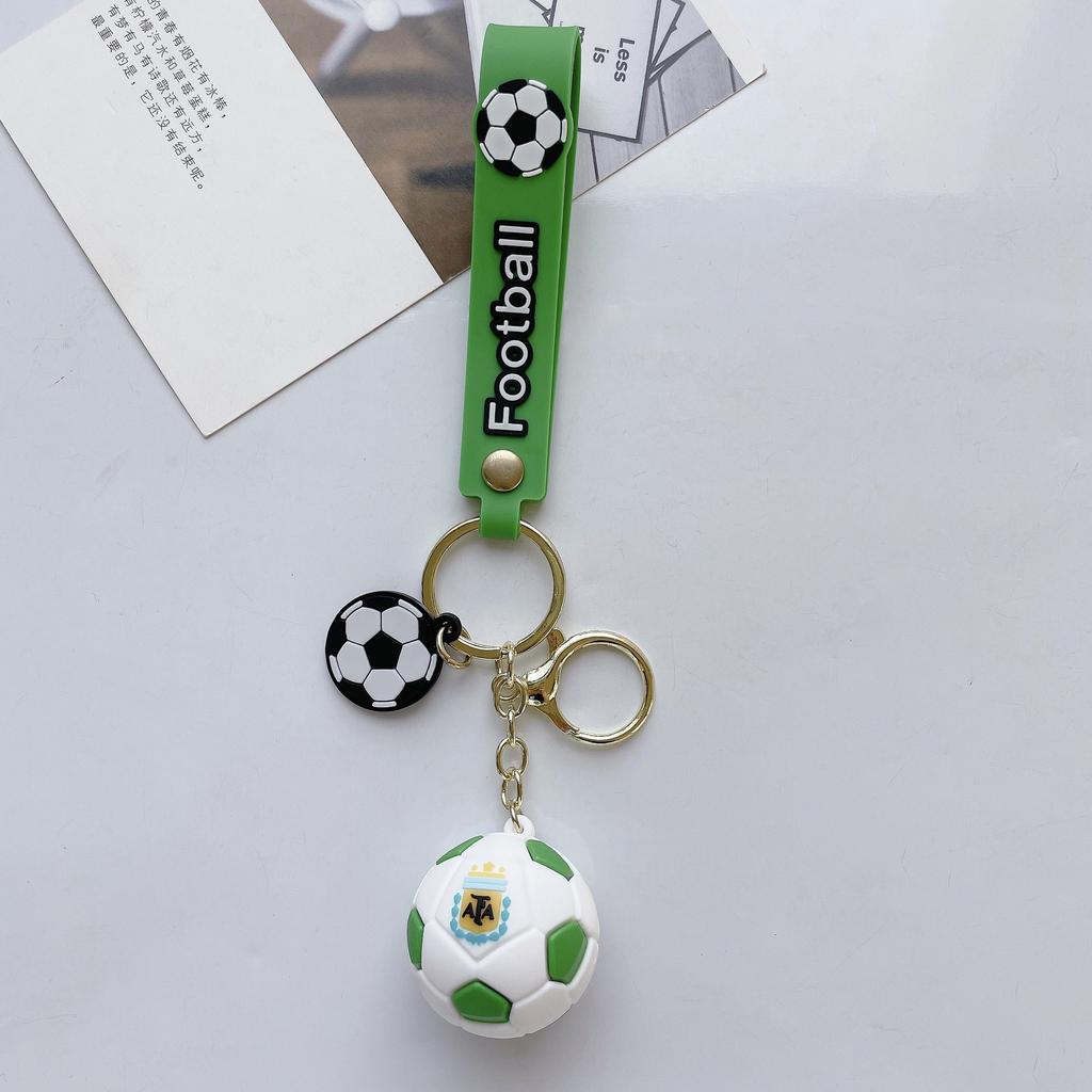 Creative Drip Glue Team Football Bag Car Keychain Accessories Gift Wholesale Kawaii Cute Personalized Gifts Y2k Fashion Anime