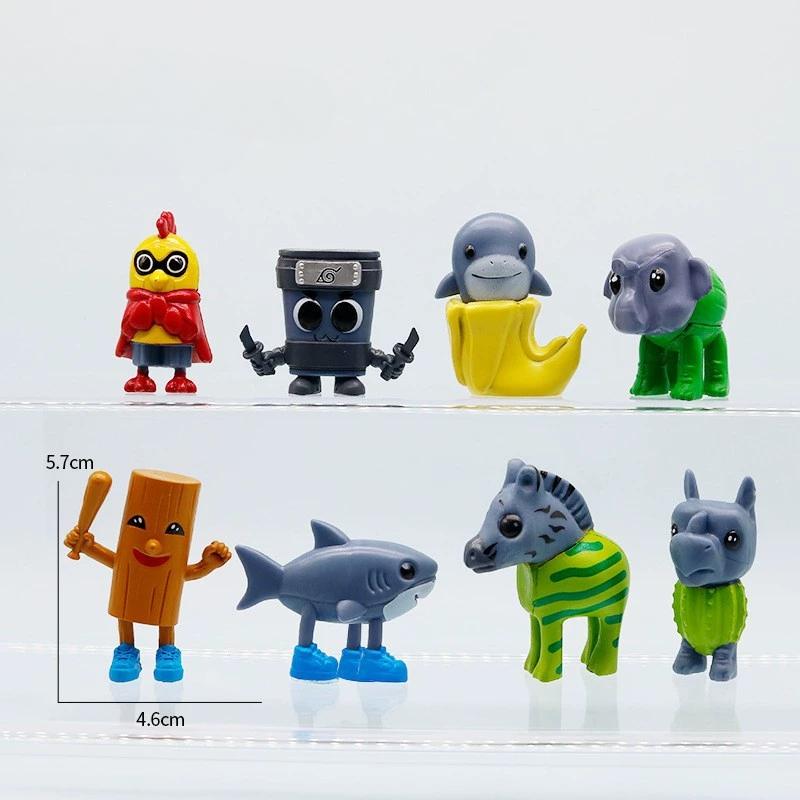 

Итальянский Бред Тунг Сахур Набор Фигурок Игрушек Тралалеро Тралала Фигурки Бомбардино Крокодил Акула Бананини Модель Декор Подарок Q versin D style