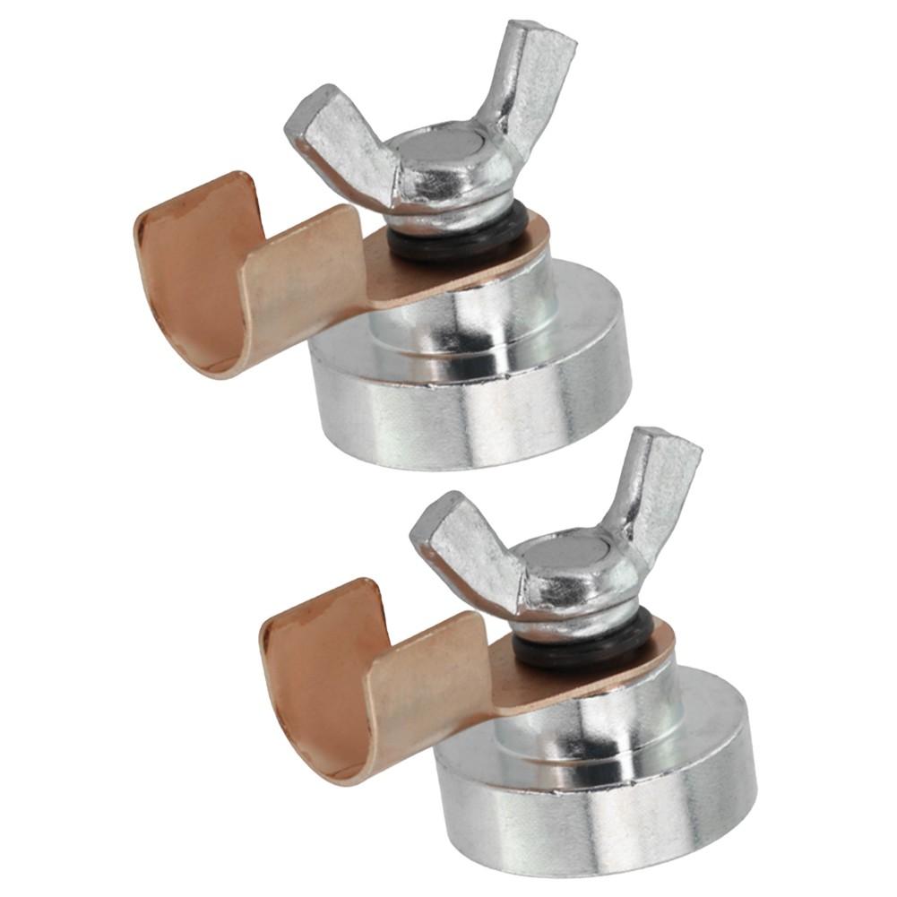 2pcs Magnetic Welding Grounding Clamps Compact Design for Easy Use and Storage